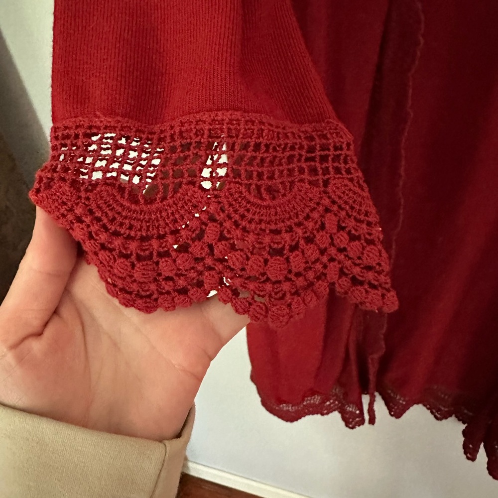 Red Cardigan - Picture 4 of 5